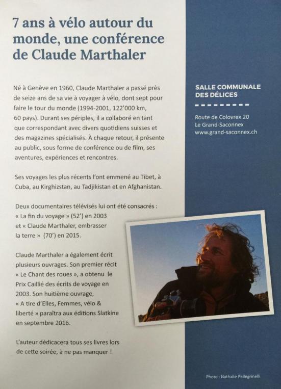 Claude Marthaler – Tour du monde à vélo