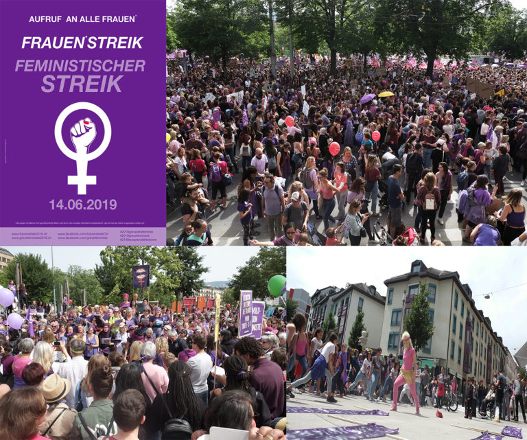 Merissa en immersion dans la grève féministe du 14 juin 2019
