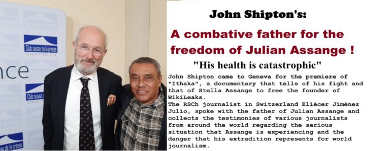 John Shipton’s: A combative father for the freedom of Julian Assange