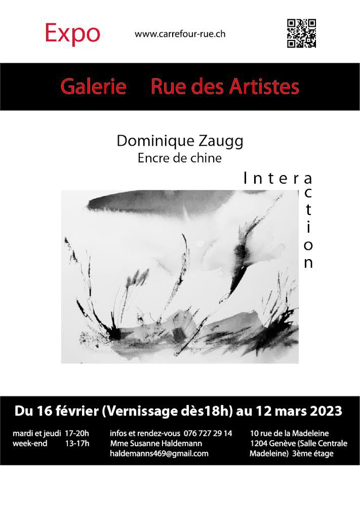 Galerie rue des artistes – Dominique Zaugg
